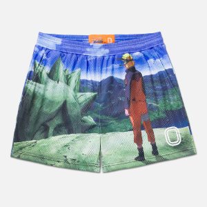 Kids Overtime | Naruto Final Valley Mesh Shorts