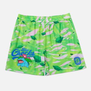Overtime Elite | Pok??mon Blue Checks Venusaur Shorts