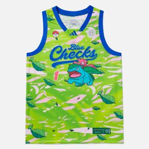 Kids Overtime Elite | Pok??mon Blue Checks Venusaur Jersey