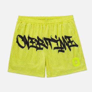 Overtime Vandal Script Mesh Shorts
