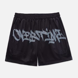 Overtime Vandal Script Mesh Shorts