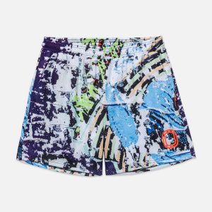 Overtime Vandal Paint Mesh Shorts